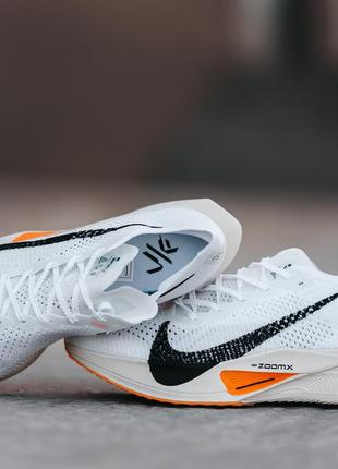 Мужские кроссовки nike air zoomx vaporfly white orange 40-41-42-43-44-459 фото