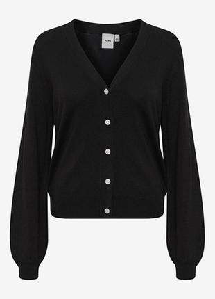 Оригинальный вязаный кардиган от бренда ichi 20117681-194008 разм. xs