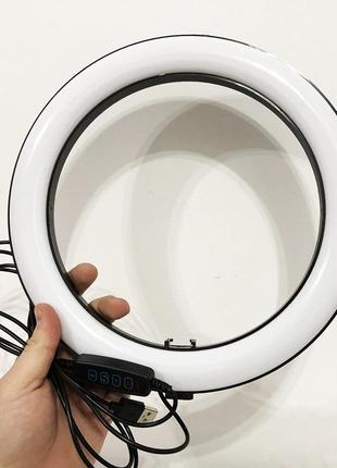 Кольцевая лампа 30 см, лампа для стрима tiktok, селфи лампа с держателем для телефона