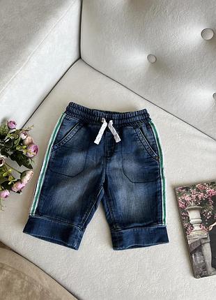 Джинсовые шорты мальчика с лампасами next