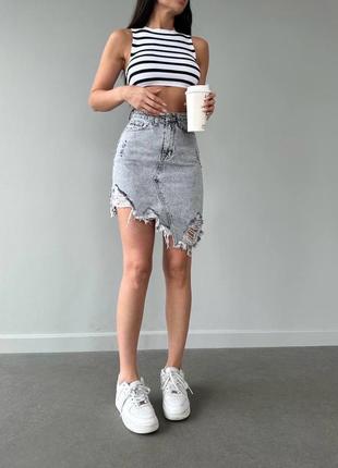 Джинсова юбка