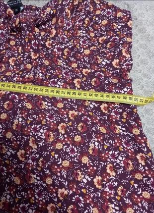 Сукня сарафан плаття вільне ярусне резинка спущені плечі квіти5 фото