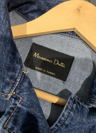 Джинсова куртка massimo dutti3 фото