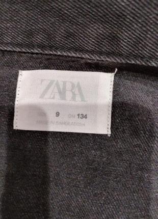 Джинсовый пиджак для девочки zara2 фото