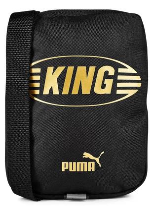 Puma king portable cross body bag black 079269 01 невеличка сумка на плече барсетка