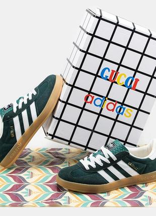 Женские кроссовки,кеды adidas gazelle x gucci#адидас