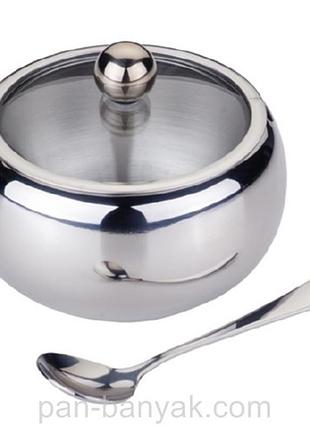 Сахарница kamille  560мл нержавейка (7003 k)