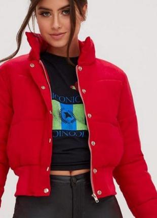 Куртка плт красная как новая женская1 фото
