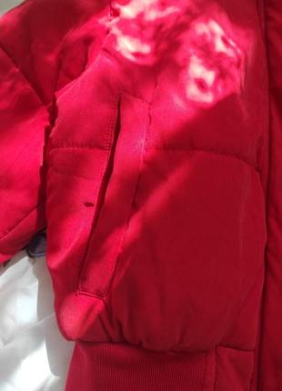 Куртка плт красная как новая женская3 фото