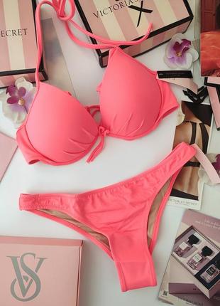 Victoria's secret original s m l xs xl 36b 75c 80b push up  купальник ітси