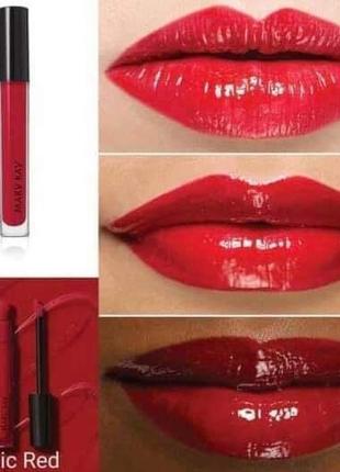 Блеск для губ mary kay unlimited lip gloss "классический красный"