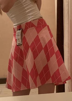 Женская юбка в ромбик2 фото