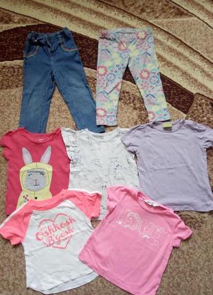 Набор летней одежды на девочку 2 лет1 фото