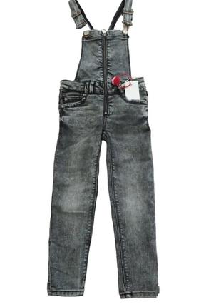 Джинсовий комбінезон blue ridge , джинси на дівчинку