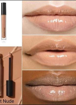 Блиск для губ mary kay unlimited lip gloss "ніжний нюд"