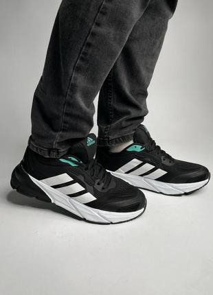 🔥 adidas sneakers black/white4 фото