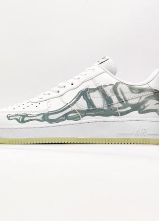 Кроссовки nike air force 1 low skeleton white