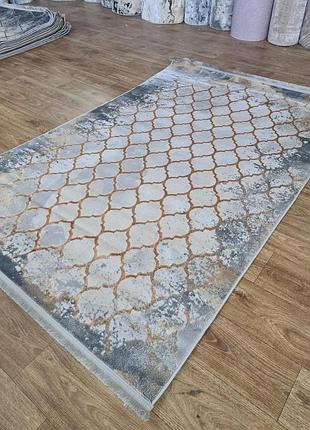 Килим moda 2.4x3.4м 0276 grey gold