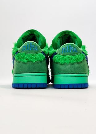 Кроссовки grateful dead x dunk sb green bear5 фото