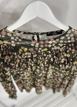 Цветочная блуза на летние вечера3 фото