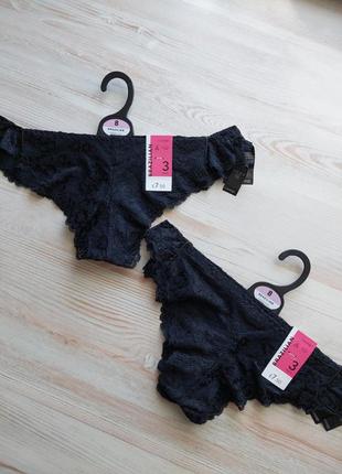 Трксики кружевные бразилианы мини посадка