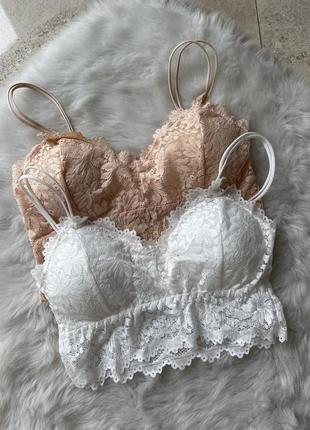 Женский беспроводной кружевной бюстгальтер bralette bra push app8 фото