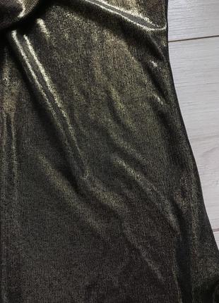 Оригинальное сексуальное золотое платье туника (металик) sorbet7 фото