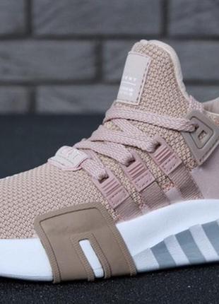 Женские шикарные кроссовки лоферсы адидас \ adidas eqt pink white.7 фото