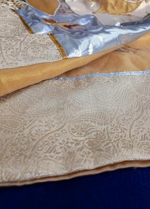 Винтаж!🎄🎊 gold пыльник органайзер мешок большой рождественский золотой сумка для хранения елка ангел звезды чехол3 фото