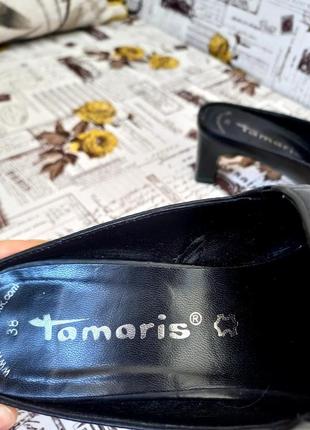 Кожаные мюлы tamaris3 фото