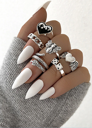 Новый набор из колец 6шт. №322