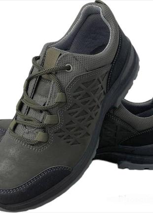 Кроссовки мужские зеленые (пк-13)