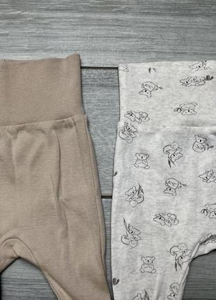 Набор ползунки брюки на широкой резинке h&amp;m6 фото