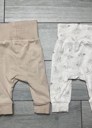 Набор ползунки брюки на широкой резинке h&amp;m5 фото