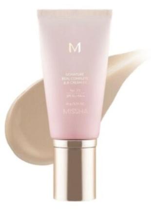 Missha m signature real complete bb cream ex spf30 pa++ антивозрастной бб крем люксовой серии