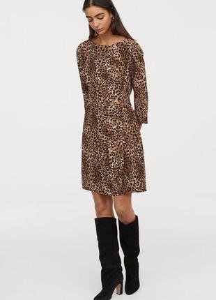 Сукня леопардовий принт h&m2 фото