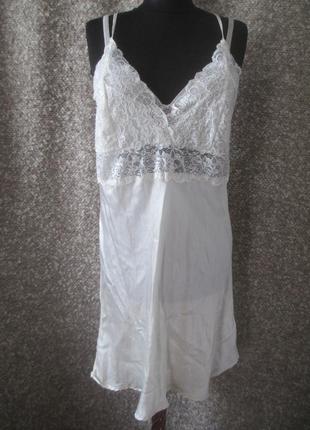 Шелковая ночнушка, шелковая комбинация