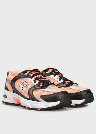 Кроссовки персиковые new balance 530 оригінал