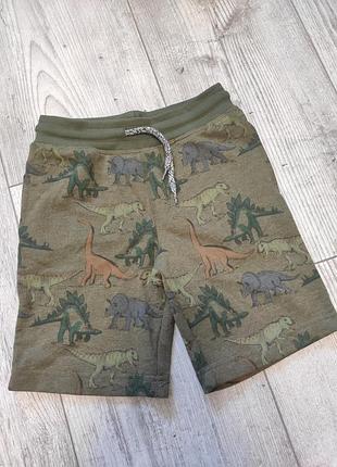 Шорты c&a динозавры 98 см (двунитка)
