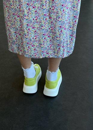 Кеды кроссовки натуральная замша на высокой подошве трендовые мокасины слипоны...