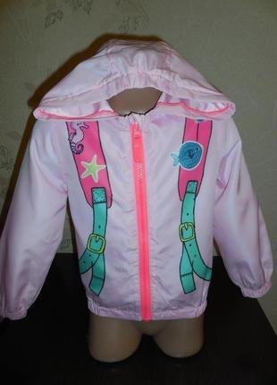 Ветровка- плащик m&s подклад полиестер, 3-4 года (104 см)