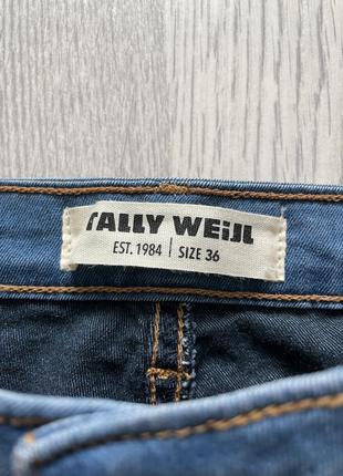 Крутые стрейтч шорты джинсовые tally weijl размер 12-13 лет2 фото