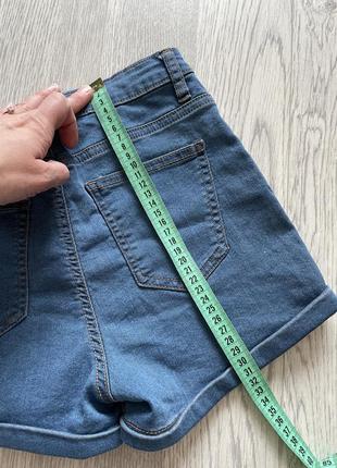Крутые стрейтч шорты джинсовые tally weijl размер 12-13 лет5 фото