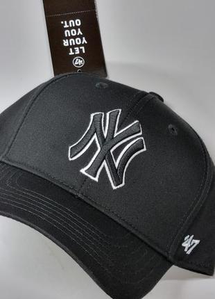 Черная кепка бейсболка new york yankees