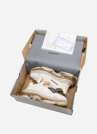 Женские кроссовки triple-s beige 36-37-38-39-40-419 фото