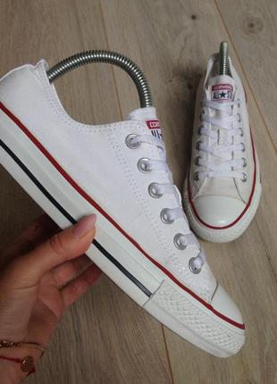 Кеды белые converse (оригинал) р. 39