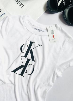 Футболка жіноча Calvin item CK One Lounge-Kapuzenpullover mit Logo auf der Brust in Blau3 фото