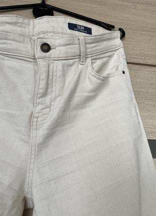 Джинси mom jeans slim  світлі молочні висока посадка  m&s5 фото