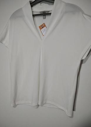 Оригинальная футболка (блуза) белого цвета