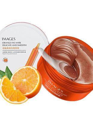 Гідрогелеві патчі з екстрактом апельсина від images blood orange gentle care.